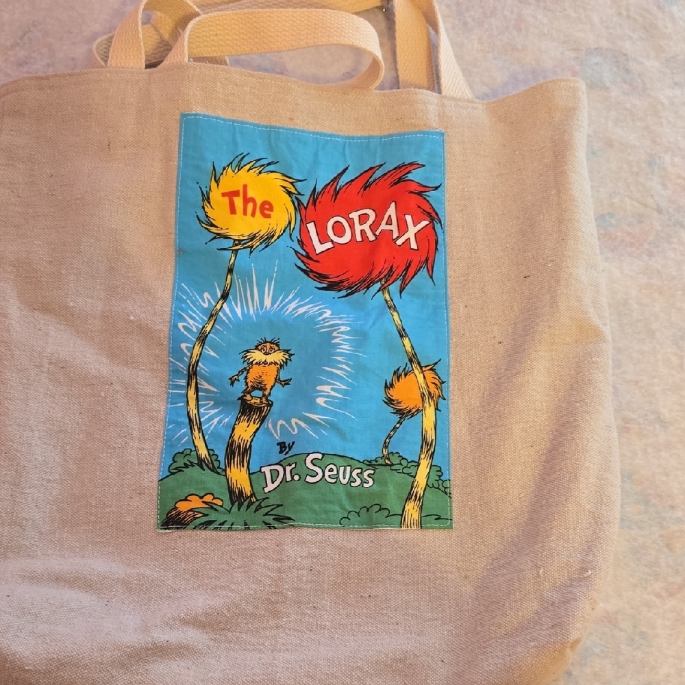 Dr. Seuss Blue and Red Cat in the Hat‎ Tote - Picture 5 of 6